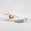 Veja Womens Campo Chromefree Leather Shoes Extra White Fury
