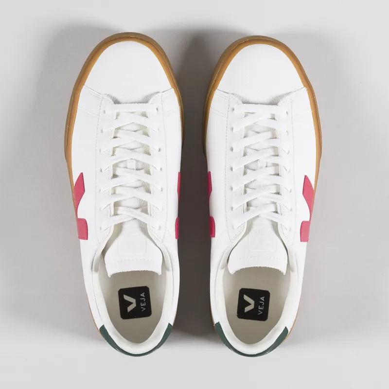 Veja Campo Chromefree Leather Shoes Extra White Pekin Poker-4