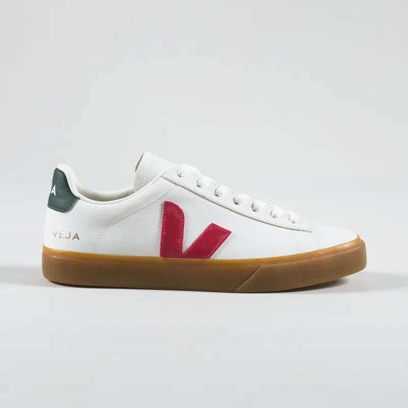 Veja Campo Chromefree Leather Shoes Extra White Pekin Poker-2
