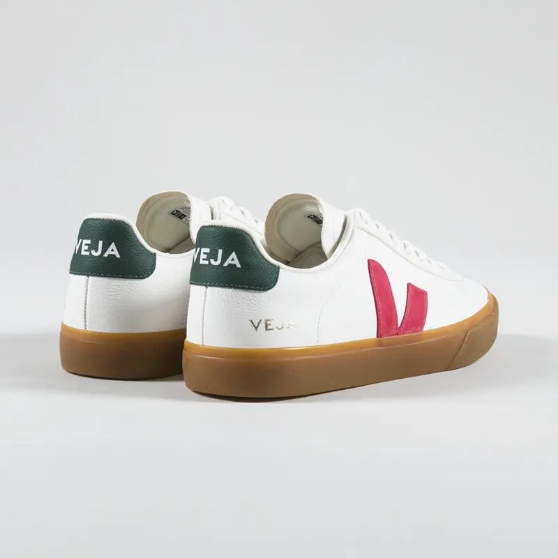 Veja Campo Chromefree Leather Shoes Extra White Pekin Poker-1