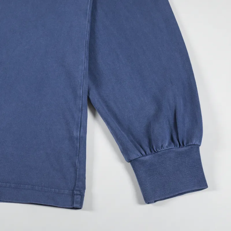 Colorful Standard Oversized Organic Long Sleeve T Shirt Neptune Blue-4