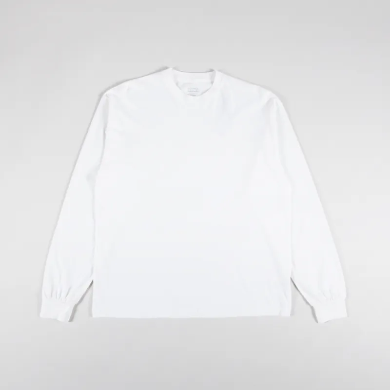Colorful Standard Oversized Organic Long Sleeve T Shirt White