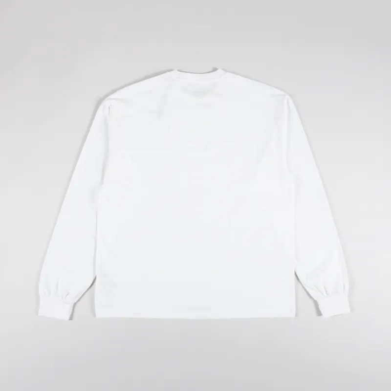 Colorful Standard Oversized Organic Long Sleeve T Shirt White-1