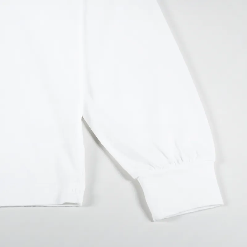 Colorful Standard Oversized Organic Long Sleeve T Shirt White-4