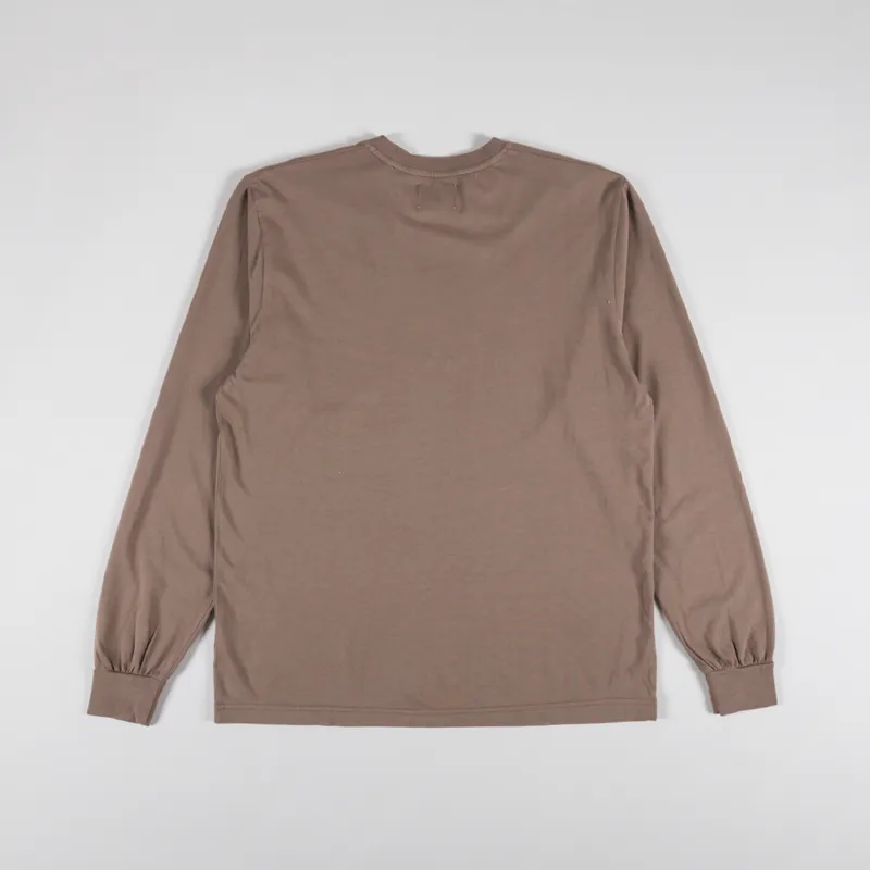Colorful Standard Oversized Organic Long Sleeve T Shirt Warm Taupe-1
