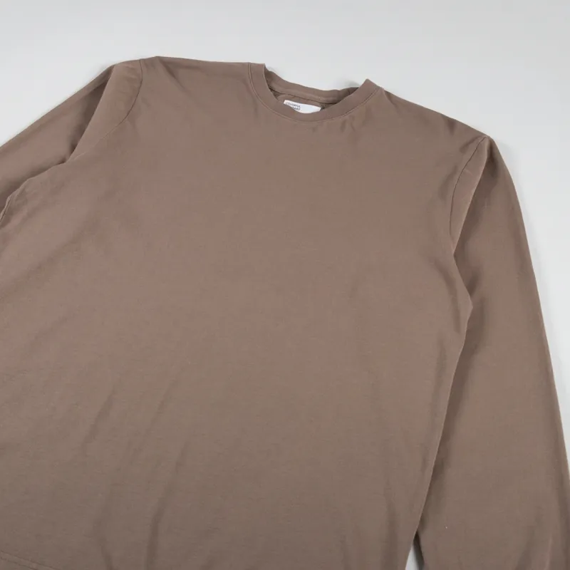 Colorful Standard Oversized Organic Long Sleeve T Shirt Warm Taupe-2