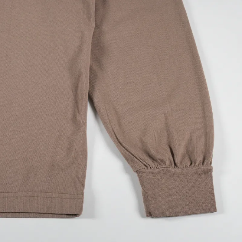 Colorful Standard Oversized Organic Long Sleeve T Shirt Warm Taupe-5