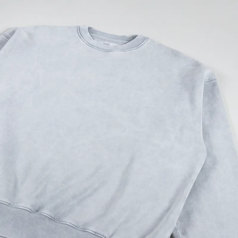 Colorful Standard Organic Oversized Crew Sweat Faded Grey-2