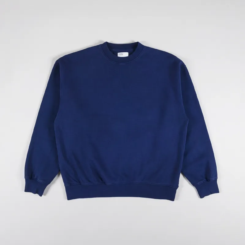 Colorful Standard Organic Oversized Crew Sweat Marine Blue