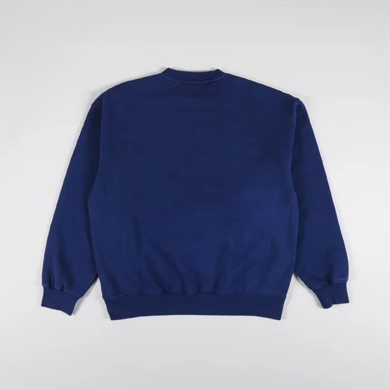 Colorful Standard Organic Oversized Crew Sweat Marine Blue-1