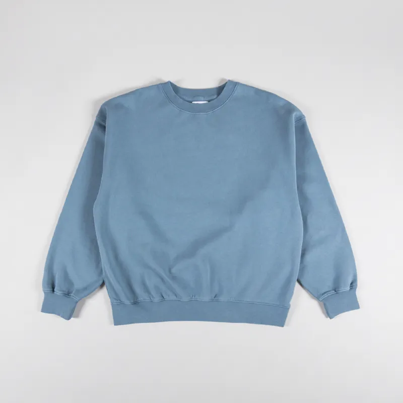 Colorful Standard Organic Oversized Crew Sweat Stone Blue