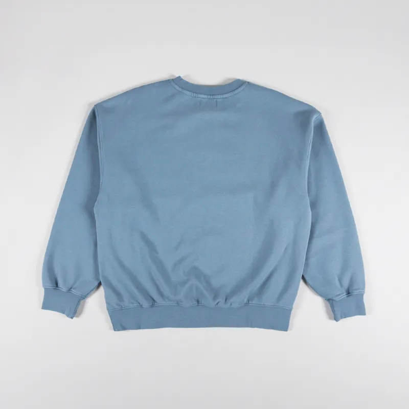 Colorful Standard Organic Oversized Crew Sweat Stone Blue-1