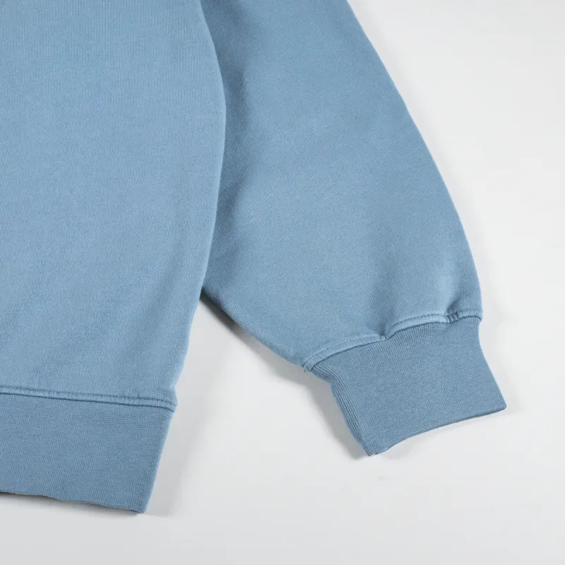 Colorful Standard Organic Oversized Crew Sweat Stone Blue-4