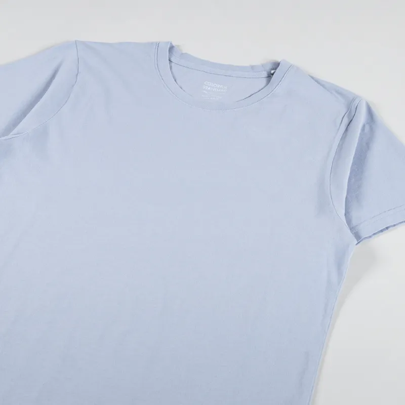Colorful Standard Womens Light Organic T Shirt Powder Blue-5