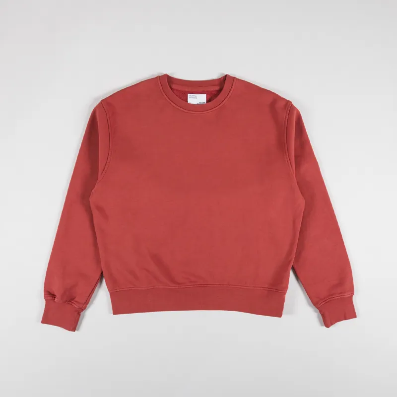 Colorful Standard Womens Classic Organic Crew Sweat Dark Amber