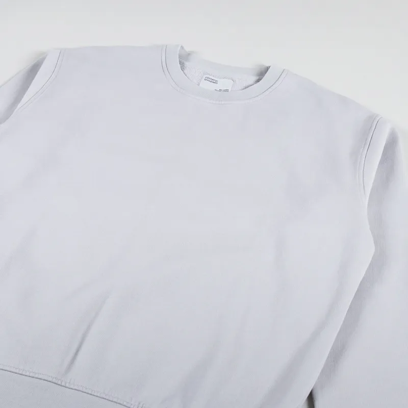 Colorful Standard Womens Classic Organic Crew Sweat Limestone Grey-5