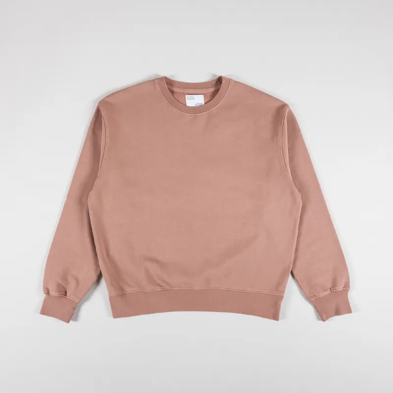 Colorful Standard Womens Classic Organic Crew Sweat Rosewood Mist