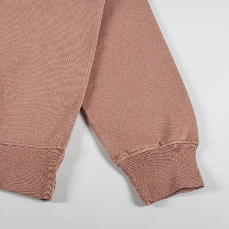 Colorful Standard Womens Classic Organic Crew Sweat Rosewood Mist-8