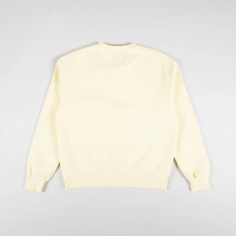 Colorful Standard Womens Classic Organic Crew Sweat Soft Yellow-1
