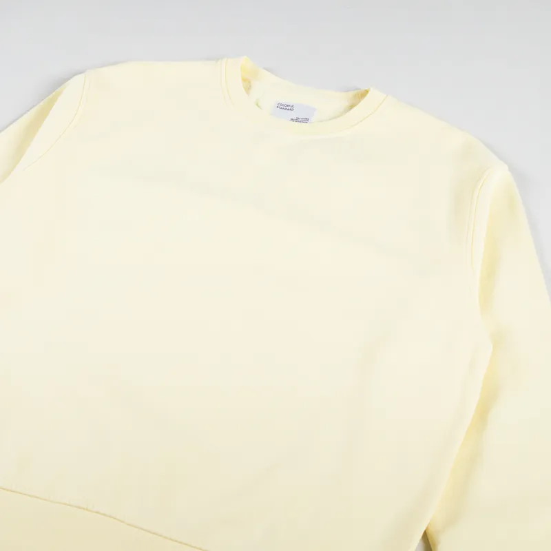 Colorful Standard Womens Classic Organic Crew Sweat Soft Yellow-6