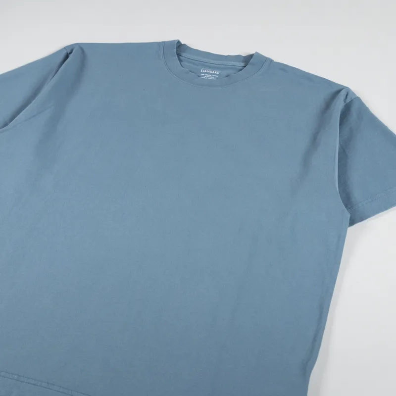Colorful Standard Oversized Organic T Shirt Stone Blue-1