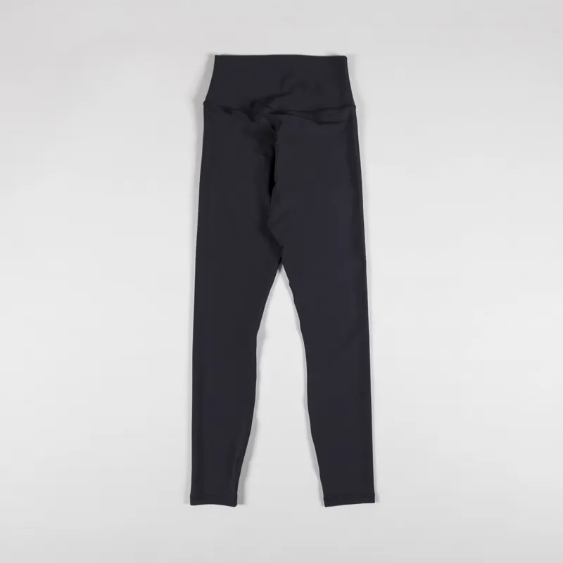 Colorful Standard Womens Active High-Rise Leggings Deep Black-1