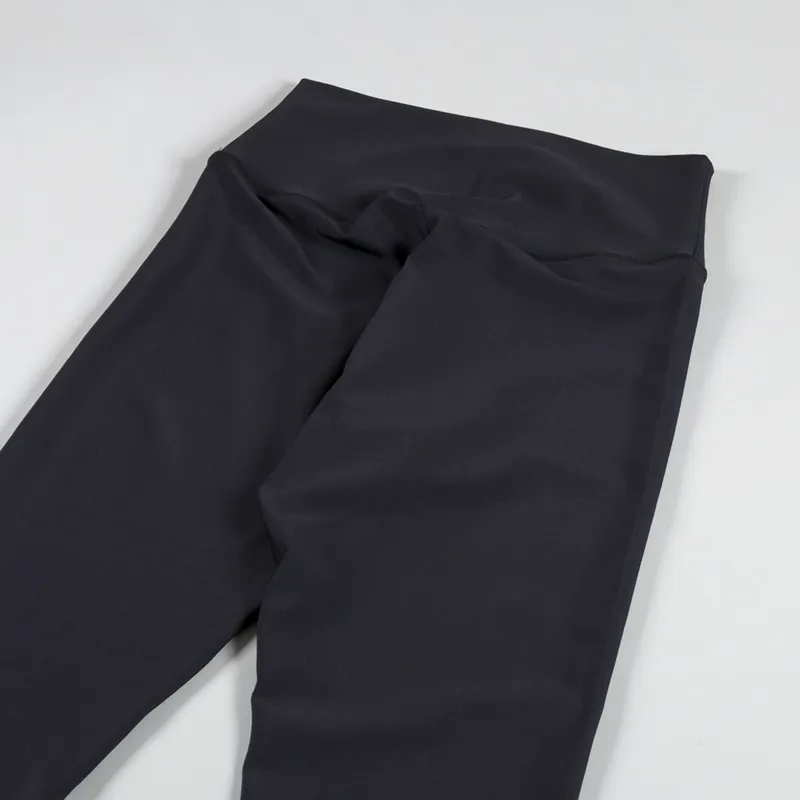 Colorful Standard Womens Active High-Rise Leggings Deep Black-4