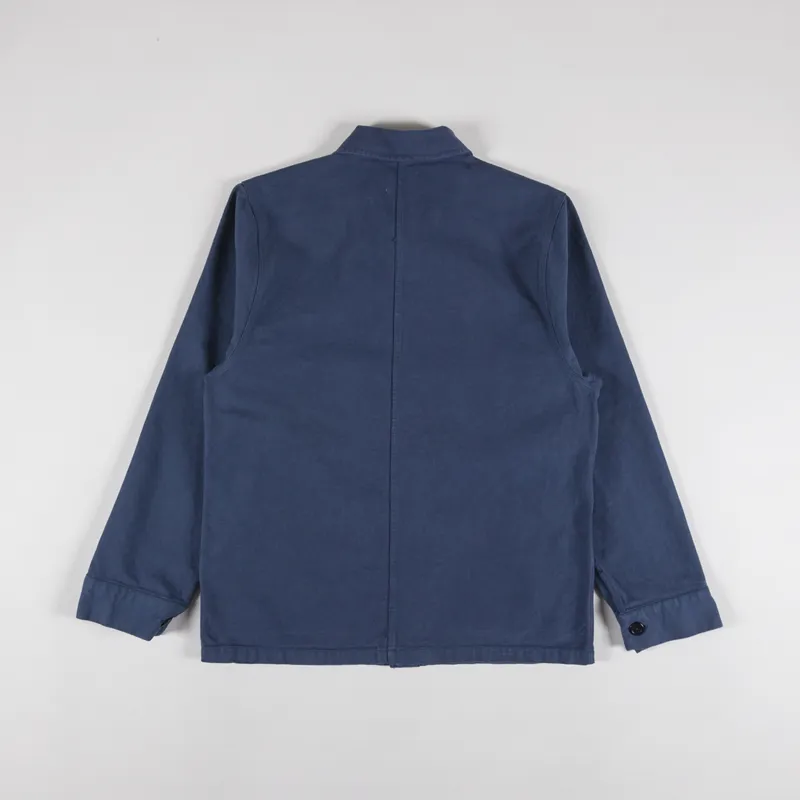 Colorful Standard Organic Workwear Jacket Petrol Blue-1