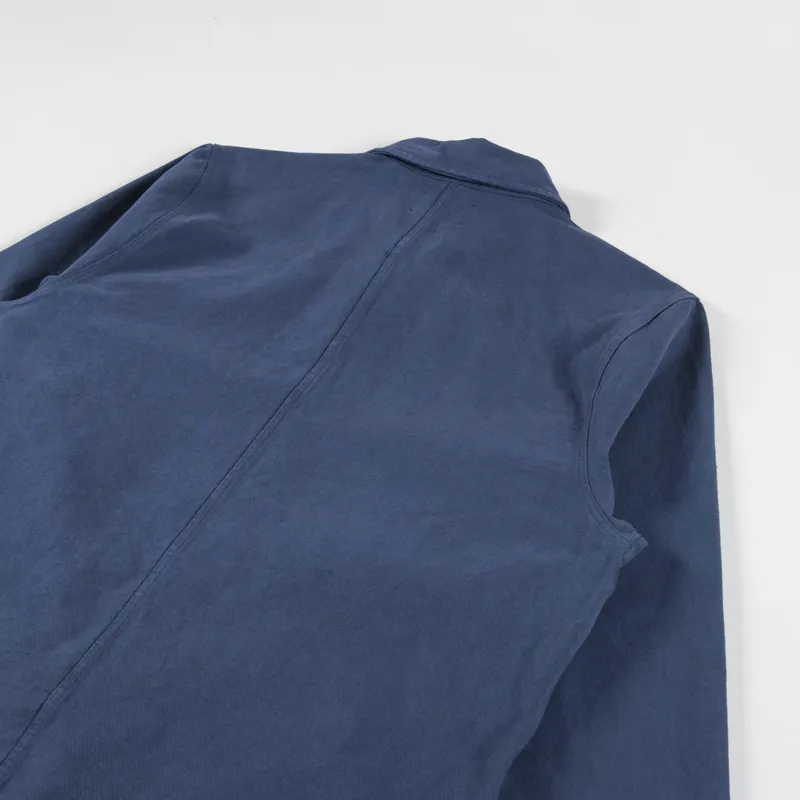 Colorful Standard Organic Workwear Jacket Petrol Blue-3