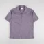Colorful Standard Linen Short Sleeved Shirt Purple Haze