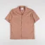 Colorful Standard Linen Short Sleeved Shirt Rosewood Mist