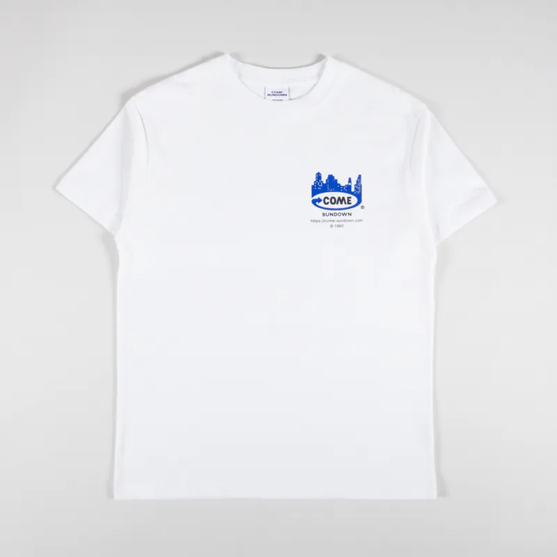Come Sundown Deceit T Shirt White-1