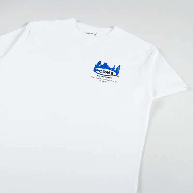 Come Sundown Deceit T Shirt White-3