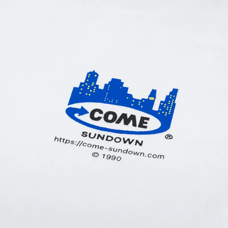 Come Sundown Deceit T Shirt White-5