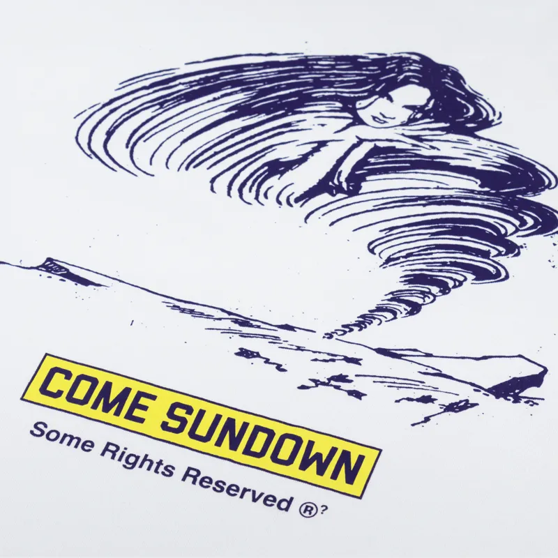 Come Sundown Twist T Shirt White-2