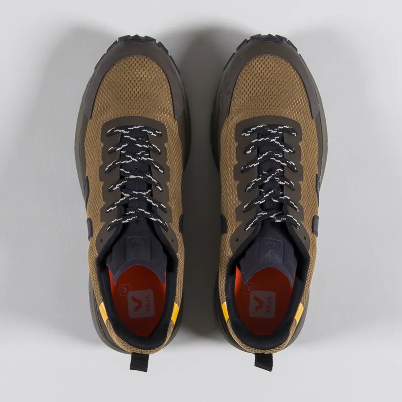 Veja Dekkan Alveomesh Shoes Tent Black Ouro-4