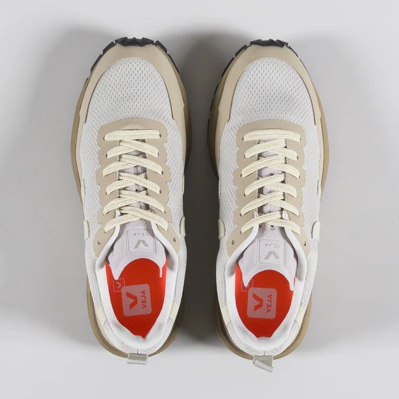 Veja Womens Dekkan Alveomesh Shoes Natural Pierre Calcaire-4