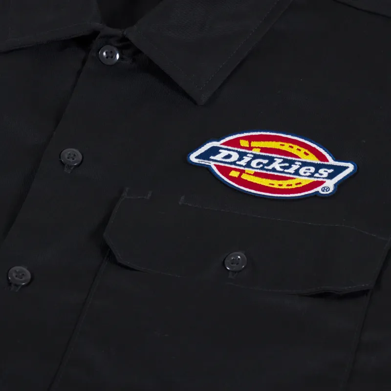 Dickies Clintondale Short Sleeve Shirt Black-2