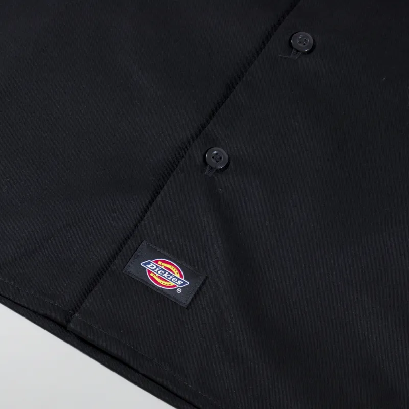 Dickies Clintondale Short Sleeve Shirt Black-3