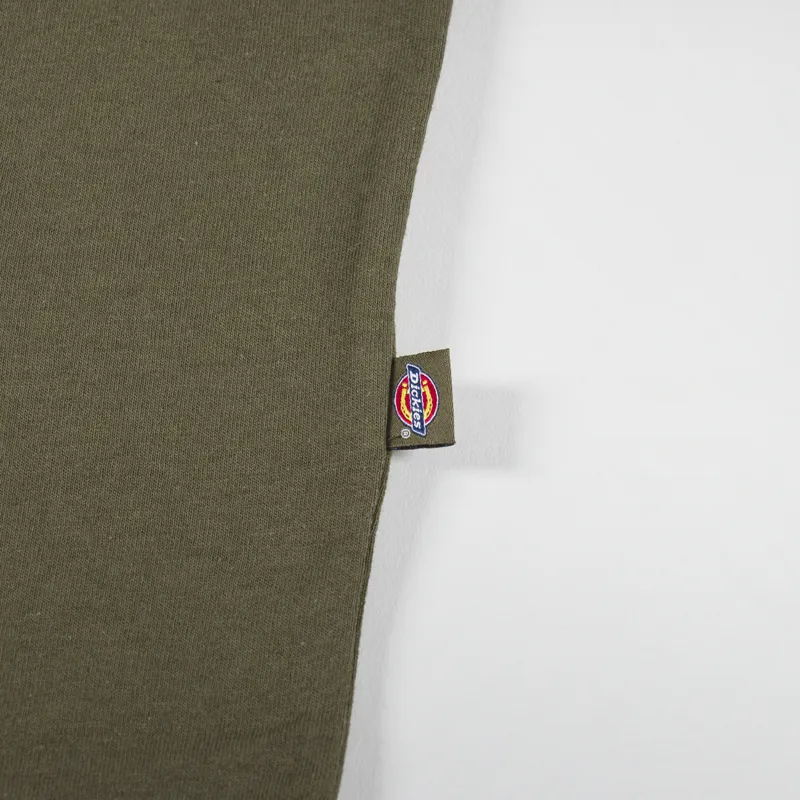 Dickies Summerdale T Shirt Military Green-3