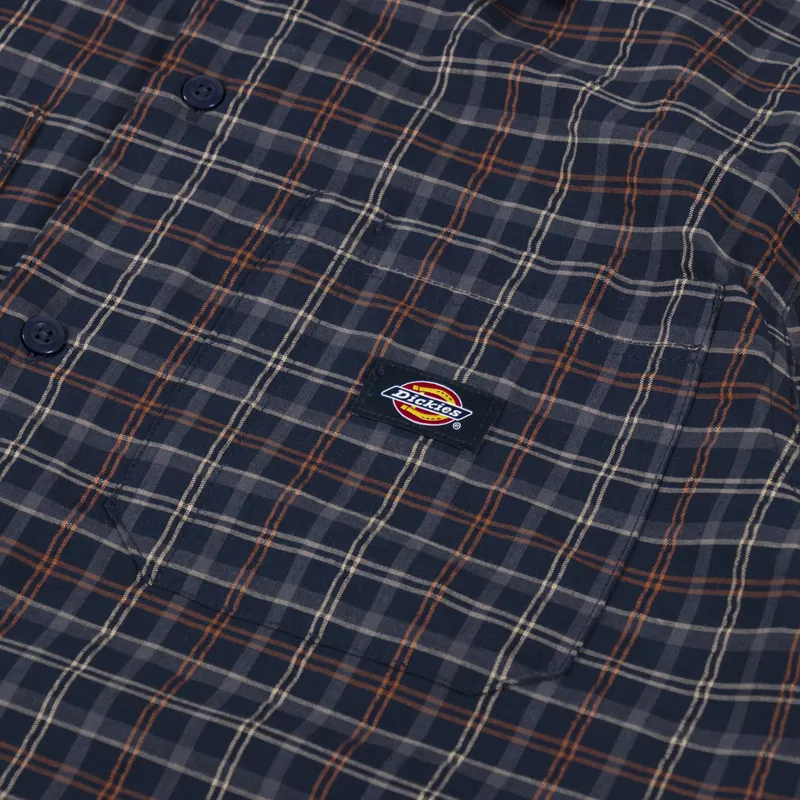 Dickies Surry Shirt Navy Check-2