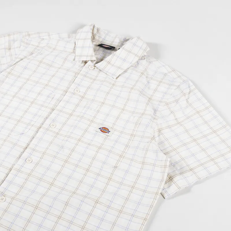 Dickies Surry Shirt White Check-1
