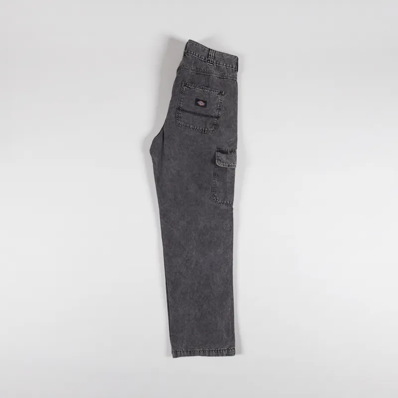 Dickies Newington Trousers Double Dye Acid Wash Black-2