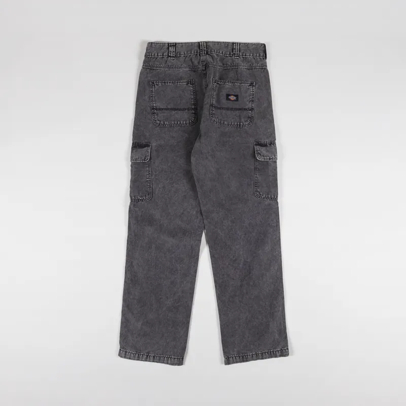 Dickies Newington Trousers Double Dye Acid Wash Black