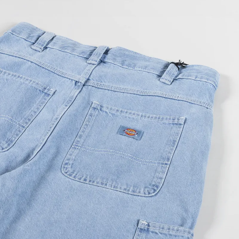 Dickies Madison Denim Shorts Vintage Aged Blue-3