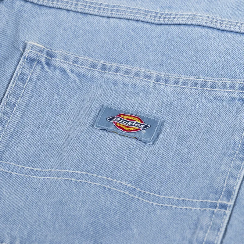 Dickies Madison Denim Shorts Vintage Aged Blue-6