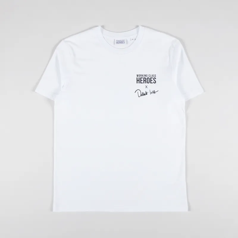 Working Class Heroes x Deliberate Indifference Regular Fit T Shirt White -1