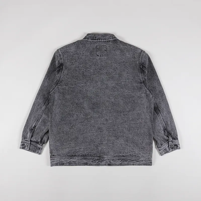 Deus Ex Machina Womens Crosby Denim Jacket Black Acid Stonewash-6