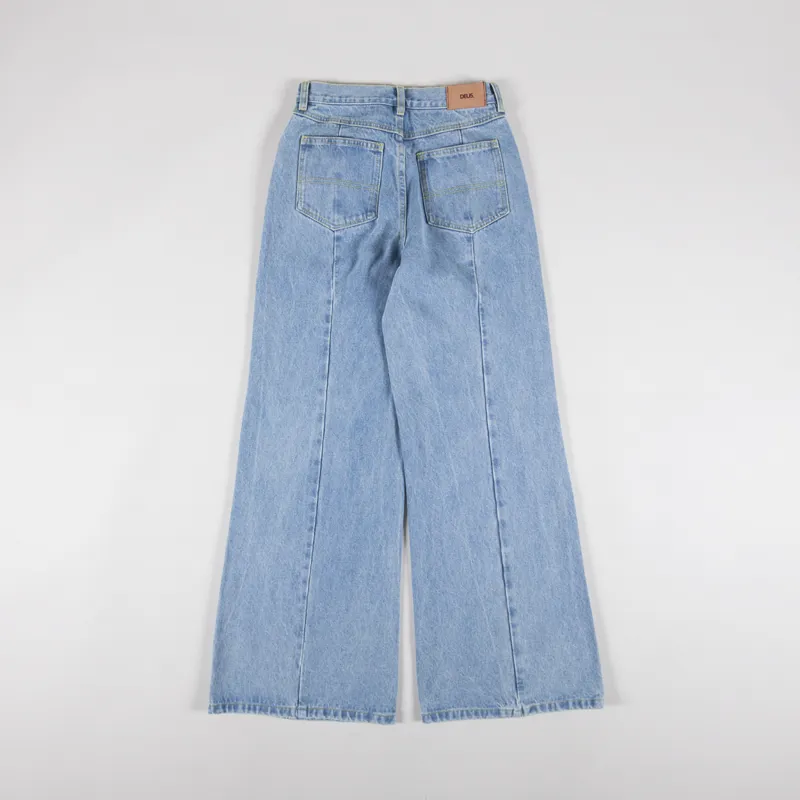 Deus Ex Machina Womens Jiro Jeans Light Stonewash Indigo