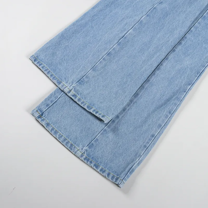 Deus Ex Machina Womens Jiro Jeans Light Stonewash Indigo-10